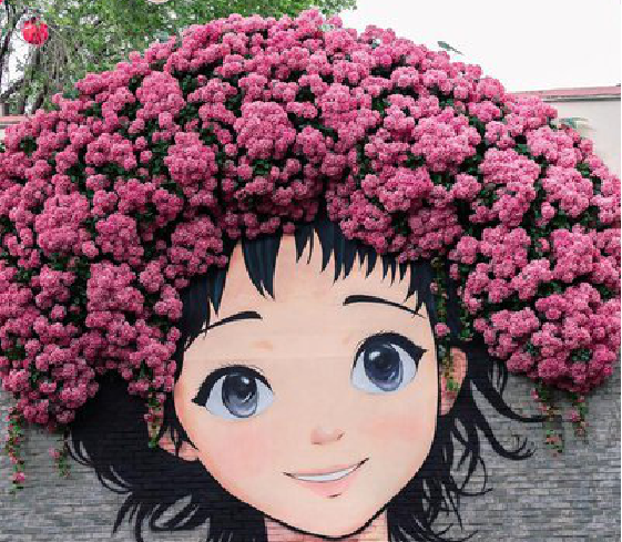 延安墙体彩绘-网红墙打卡