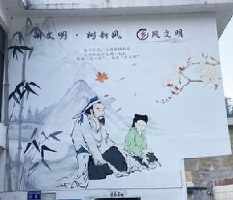 延安分享几个墙绘保养知识。