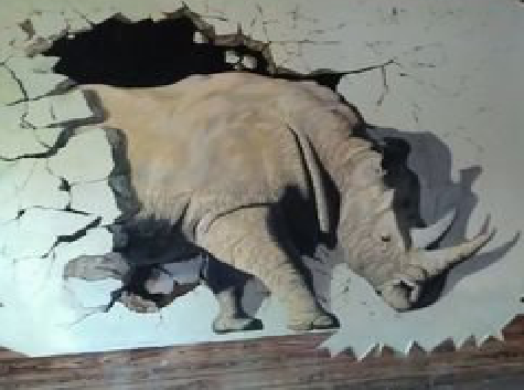 延安在墙绘中，如何绘制3D效果？